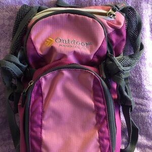 Outdoor Products Pink and Purple Hydration Backpack